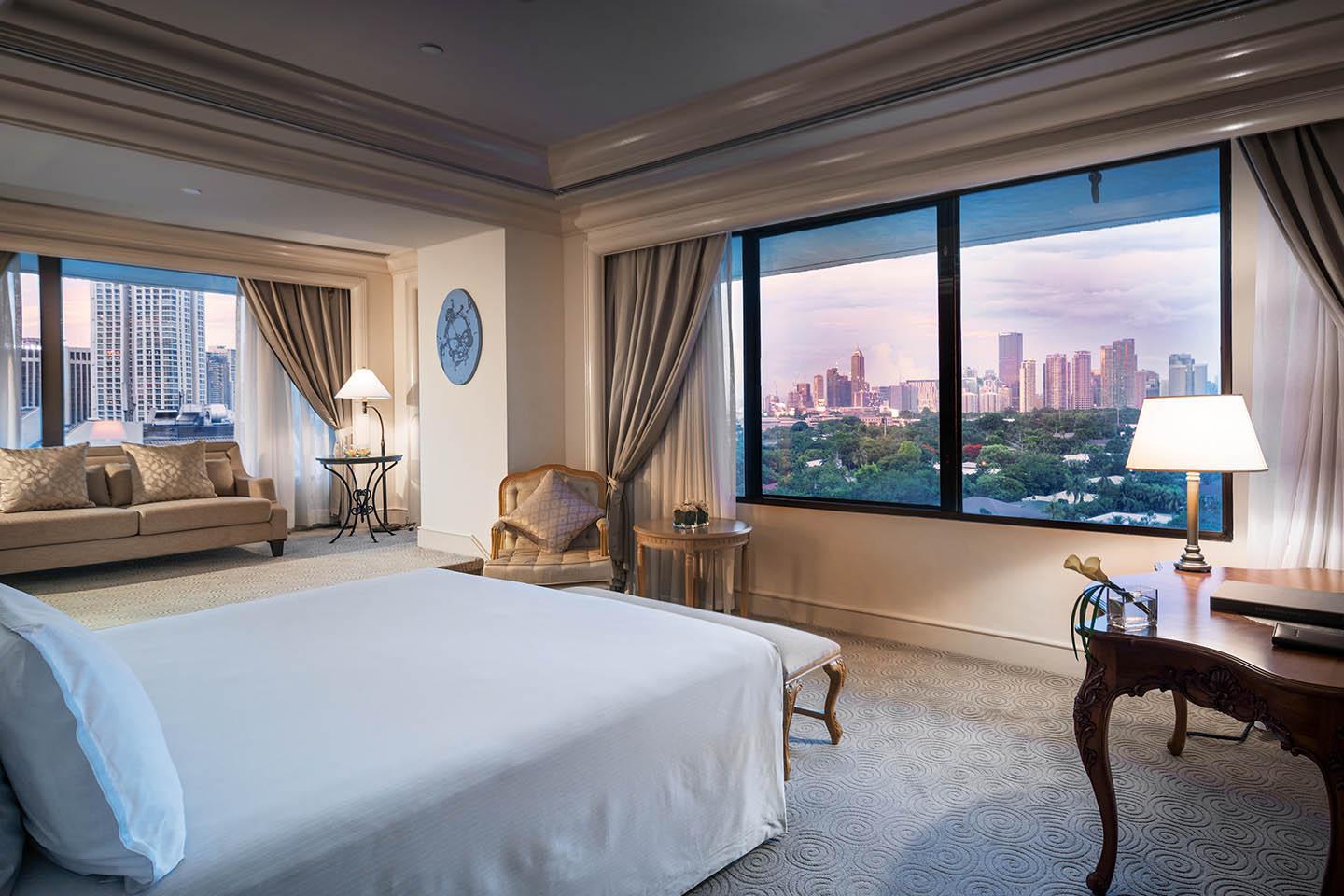 Hotel The Peninsula Manila Makati City Zewnętrze zdjęcie A bedroom at the Mandarin Oriental, Bangkok
