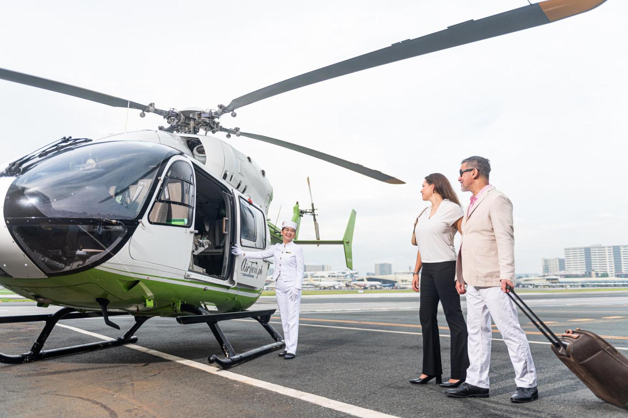 Hotel The Peninsula Manila Makati City Zewnętrze zdjęcie Helicopter service