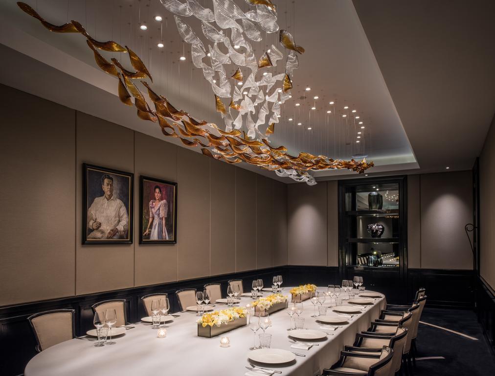 Hotel The Peninsula Manila Makati City Zewnętrze zdjęcie The private dining room at the restaurant